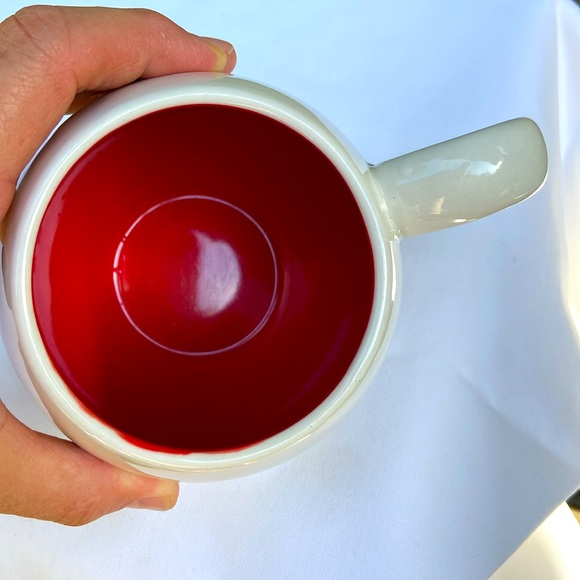 Vintage “Move” Bicycle Mug by M Magenta Exclusive Rare Hard to Find Red Inside🥰 - Picture 8 of 10